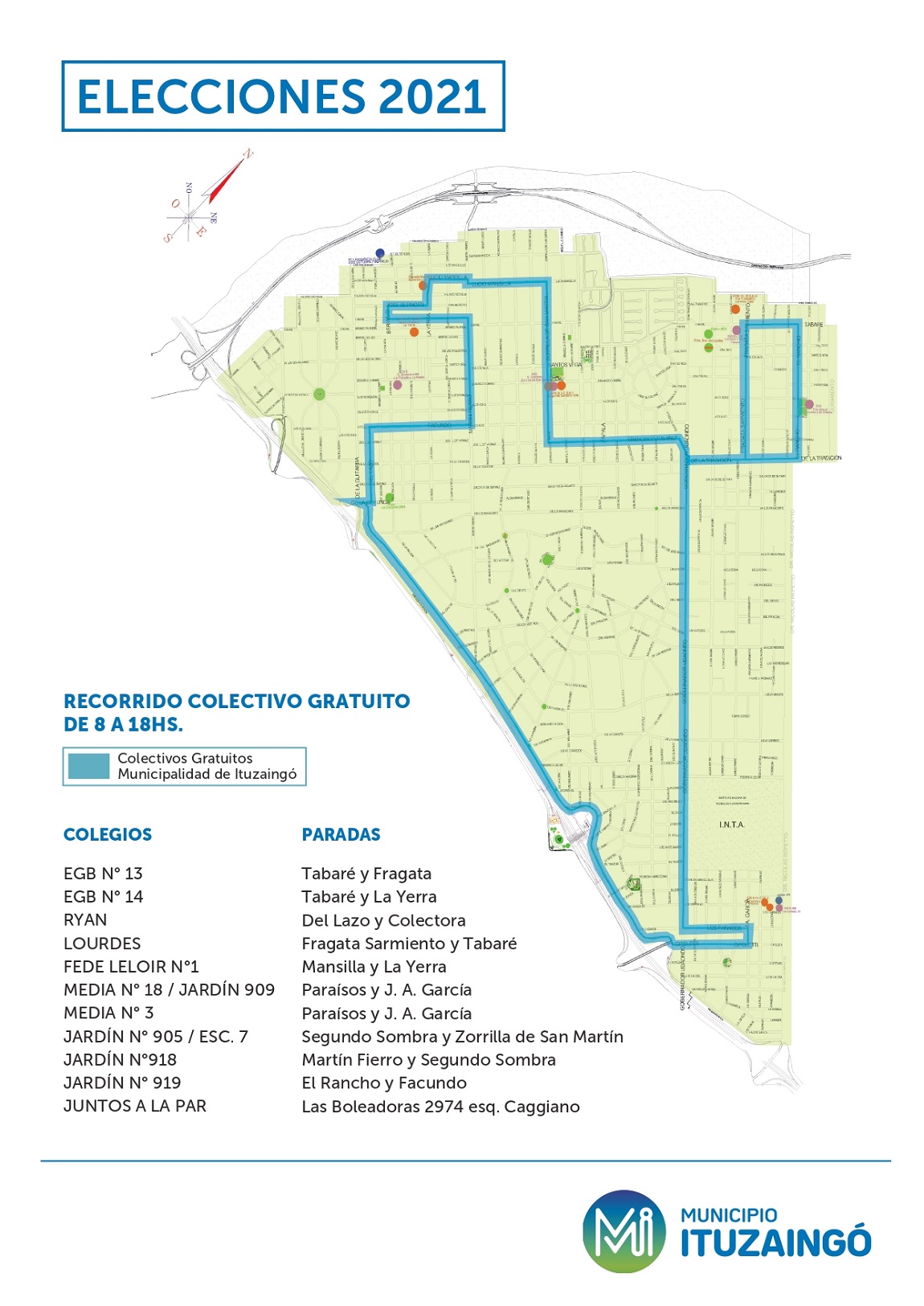 RECORRIDO COLECTIVO LOCAL