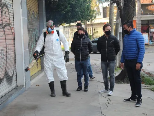 Más operativos de desinfección en Ituzaingó