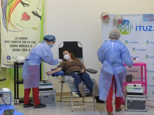 EN ITUZAINGÓ, DONAR SANGRE ES DAR VIDA