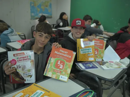 entrega de libros